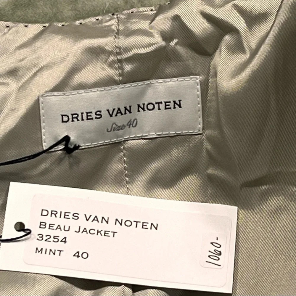 NWT Dries Van Noten Green Beau Blazer Sz-40 - Picture 9 of 11